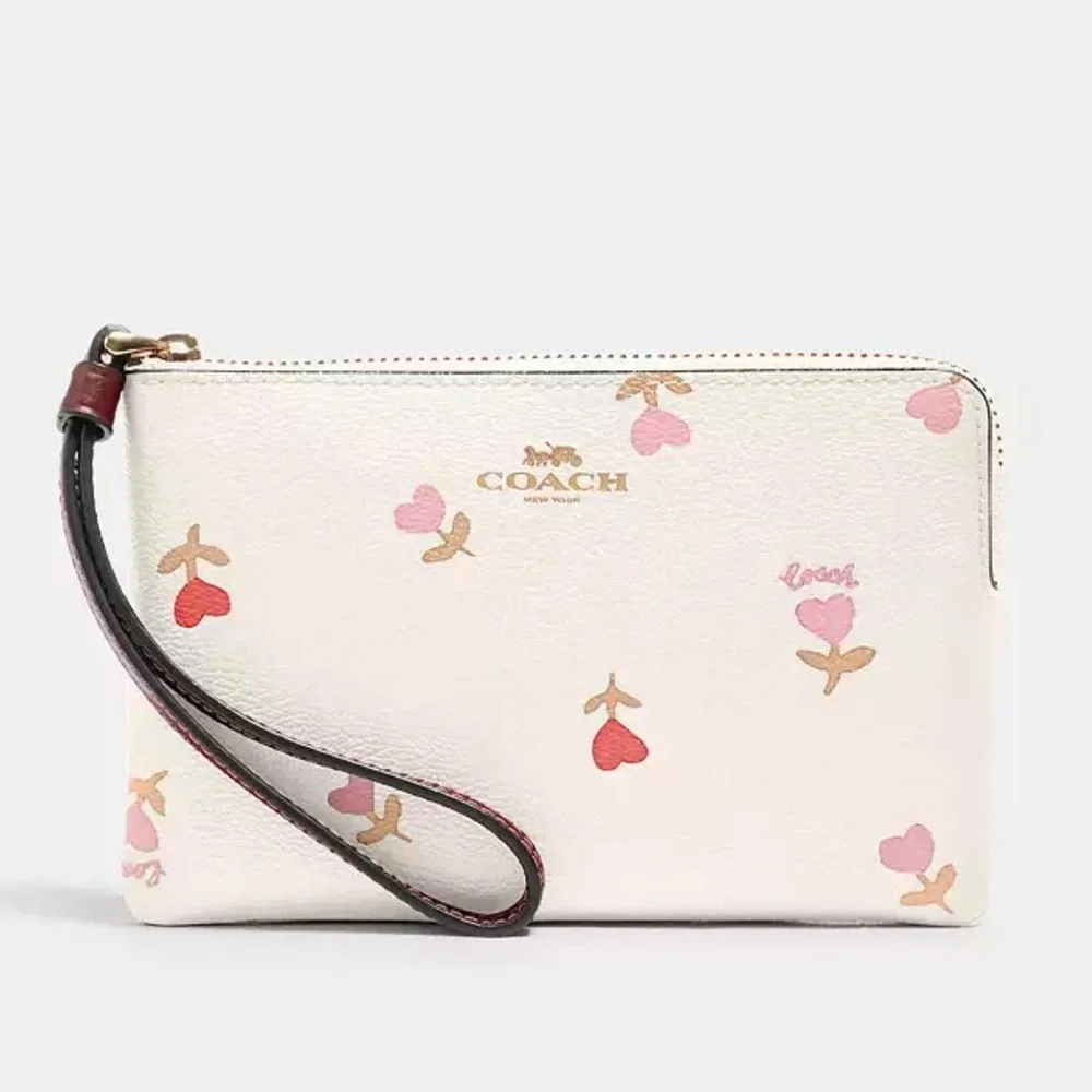 Coach Black and Tan Wallet with Zip Closure - Picture 3 of 8